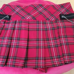 Punk Plaid Skort